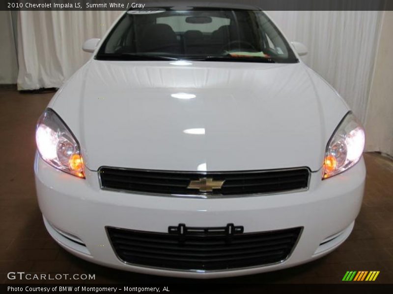 Summit White / Gray 2010 Chevrolet Impala LS