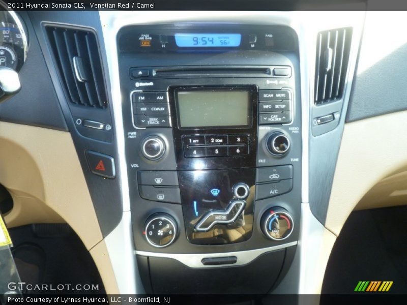 Venetian Red / Camel 2011 Hyundai Sonata GLS
