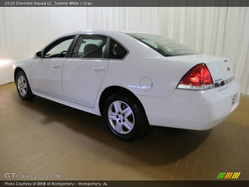 Summit White / Gray 2010 Chevrolet Impala LS