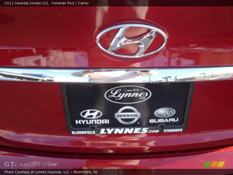 Venetian Red / Camel 2011 Hyundai Sonata GLS