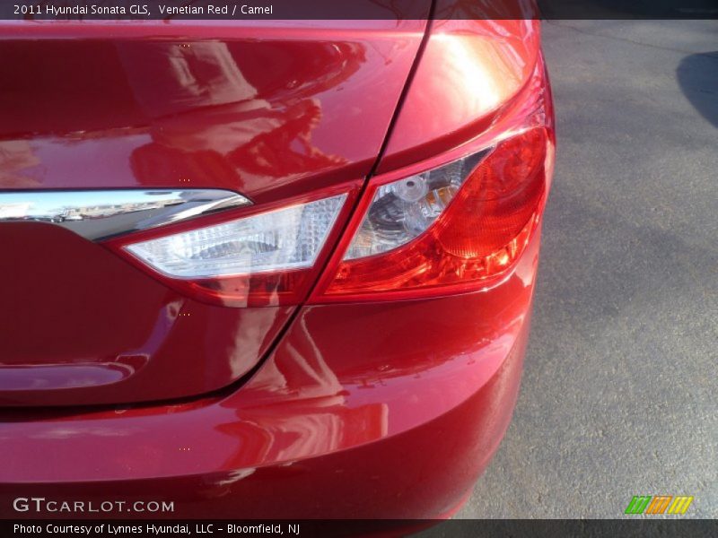 Venetian Red / Camel 2011 Hyundai Sonata GLS