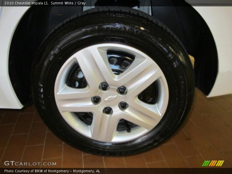 Summit White / Gray 2010 Chevrolet Impala LS