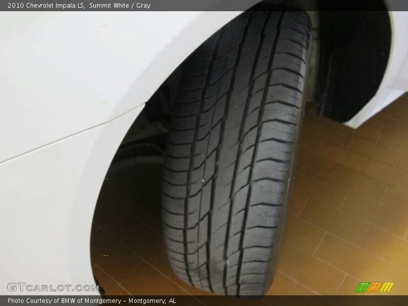 Summit White / Gray 2010 Chevrolet Impala LS