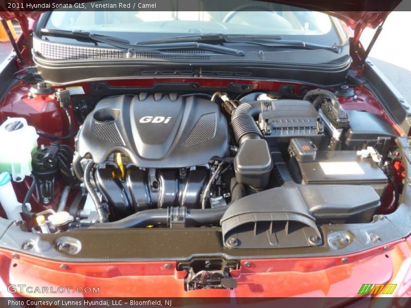Venetian Red / Camel 2011 Hyundai Sonata GLS