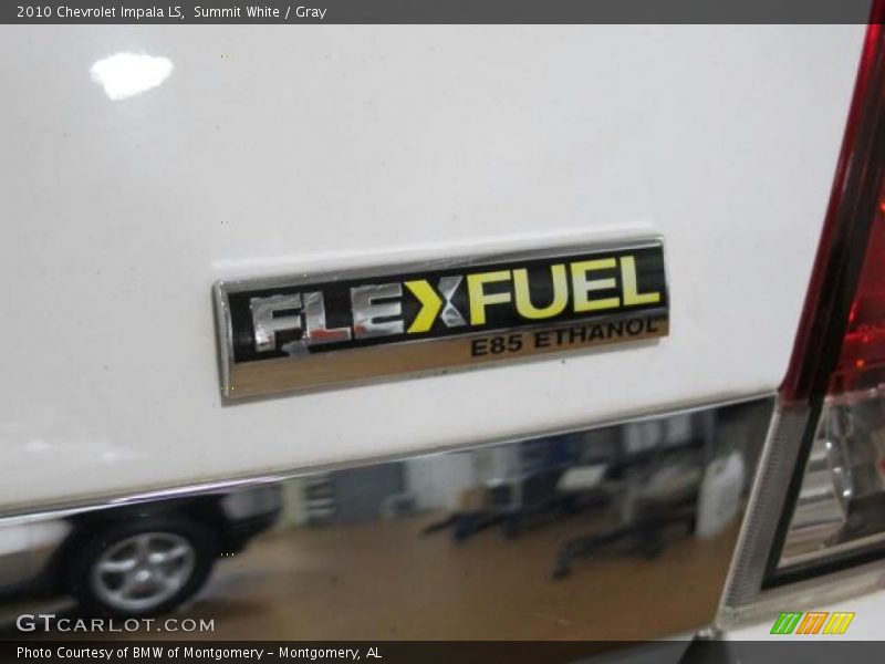 Summit White / Gray 2010 Chevrolet Impala LS