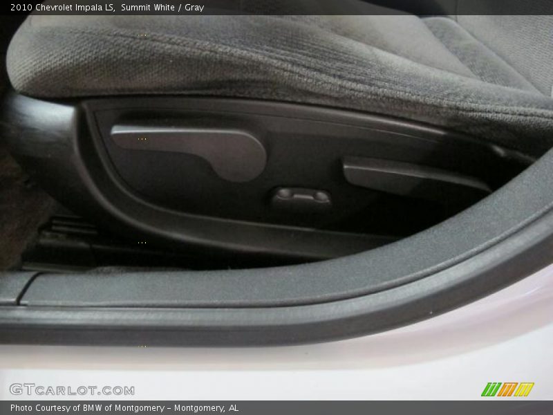 Summit White / Gray 2010 Chevrolet Impala LS