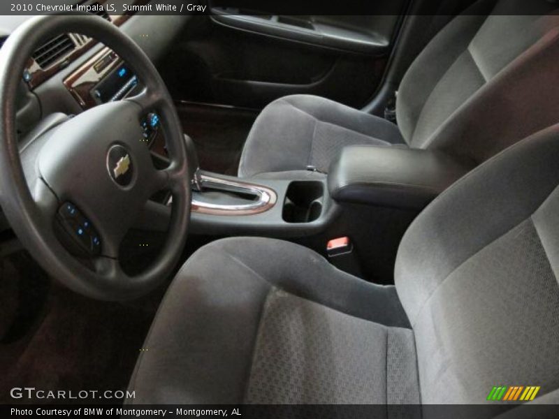 Summit White / Gray 2010 Chevrolet Impala LS