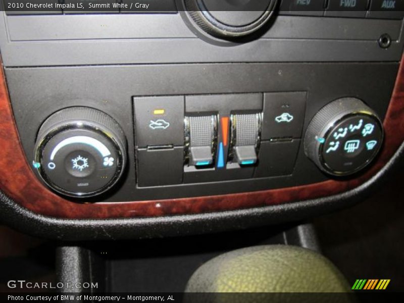 Summit White / Gray 2010 Chevrolet Impala LS