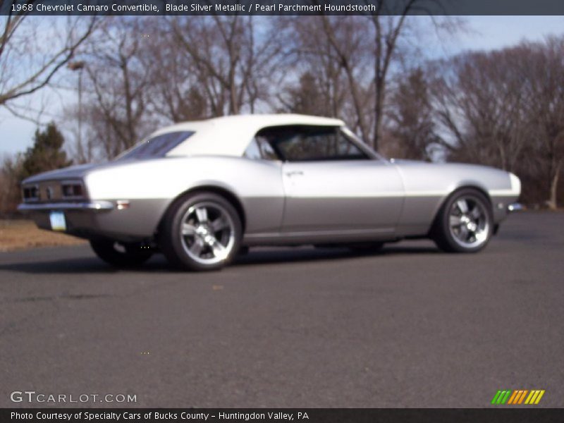 Blade Silver Metallic / Pearl Parchment Houndstooth 1968 Chevrolet Camaro Convertible