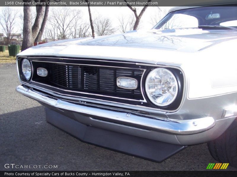 Blade Silver Metallic / Pearl Parchment Houndstooth 1968 Chevrolet Camaro Convertible
