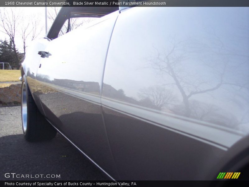 Blade Silver Metallic / Pearl Parchment Houndstooth 1968 Chevrolet Camaro Convertible