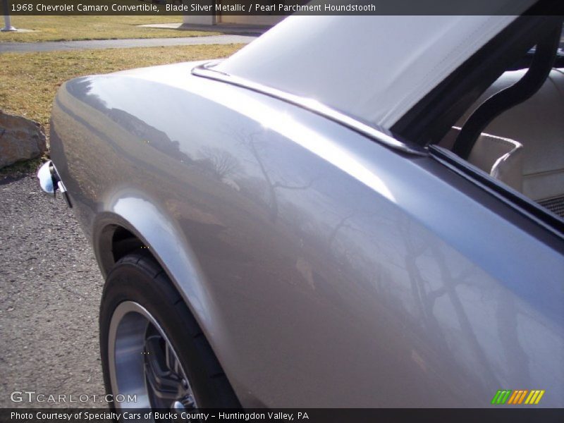 Blade Silver Metallic / Pearl Parchment Houndstooth 1968 Chevrolet Camaro Convertible