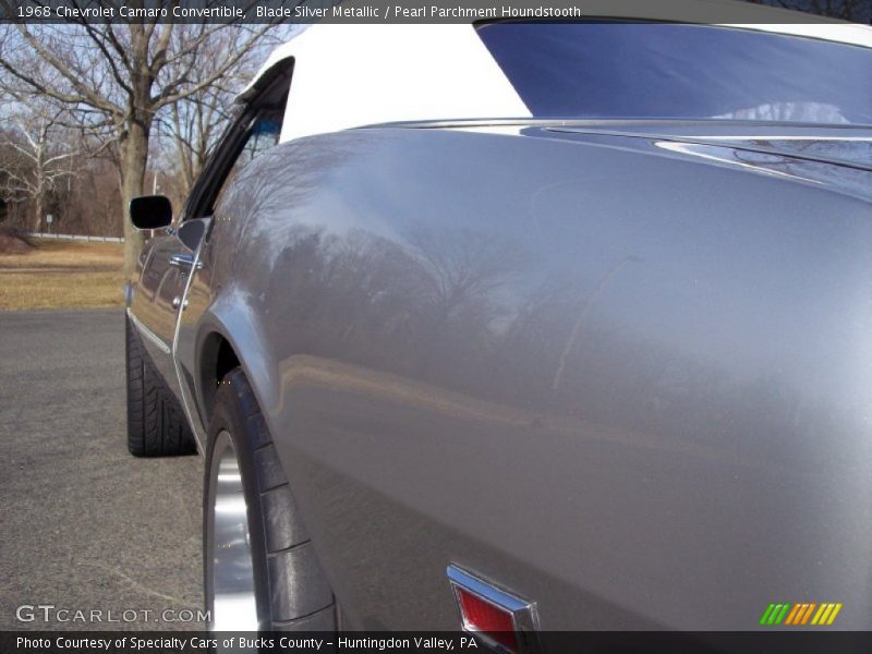 Blade Silver Metallic / Pearl Parchment Houndstooth 1968 Chevrolet Camaro Convertible