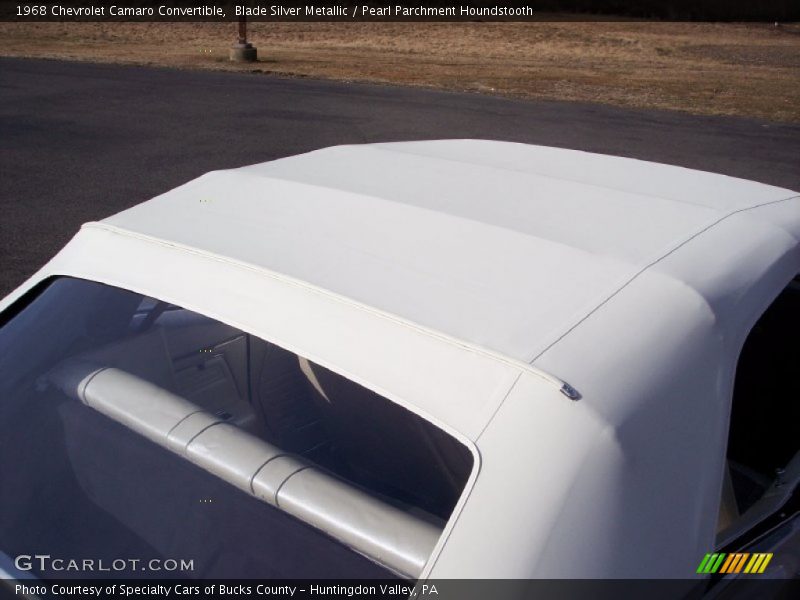 Blade Silver Metallic / Pearl Parchment Houndstooth 1968 Chevrolet Camaro Convertible