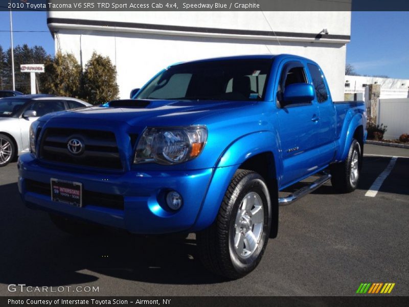 Speedway Blue / Graphite 2010 Toyota Tacoma V6 SR5 TRD Sport Access Cab 4x4