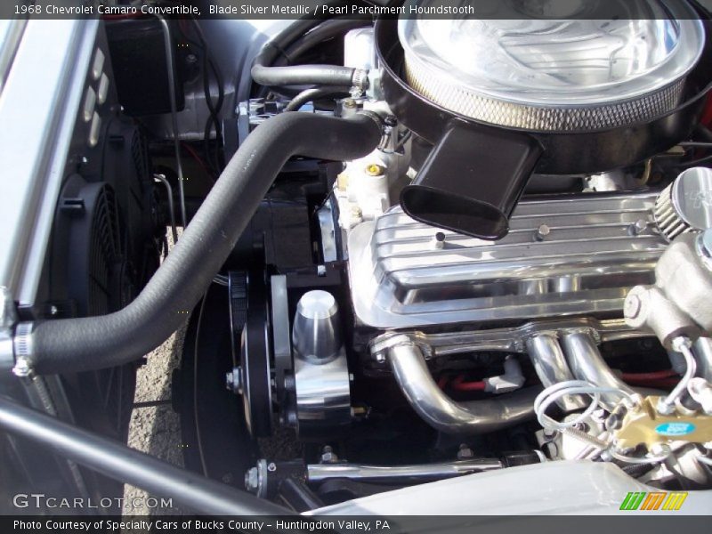 Blade Silver Metallic / Pearl Parchment Houndstooth 1968 Chevrolet Camaro Convertible