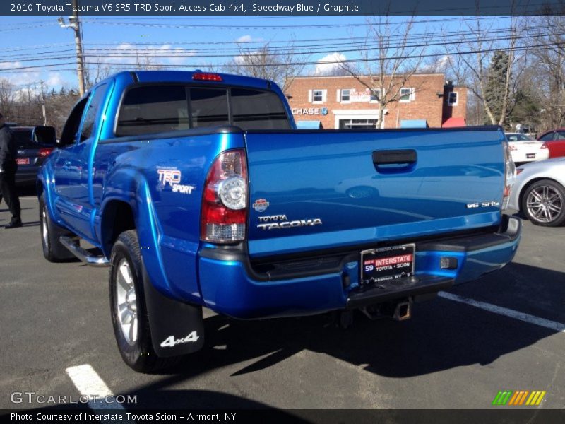 Speedway Blue / Graphite 2010 Toyota Tacoma V6 SR5 TRD Sport Access Cab 4x4