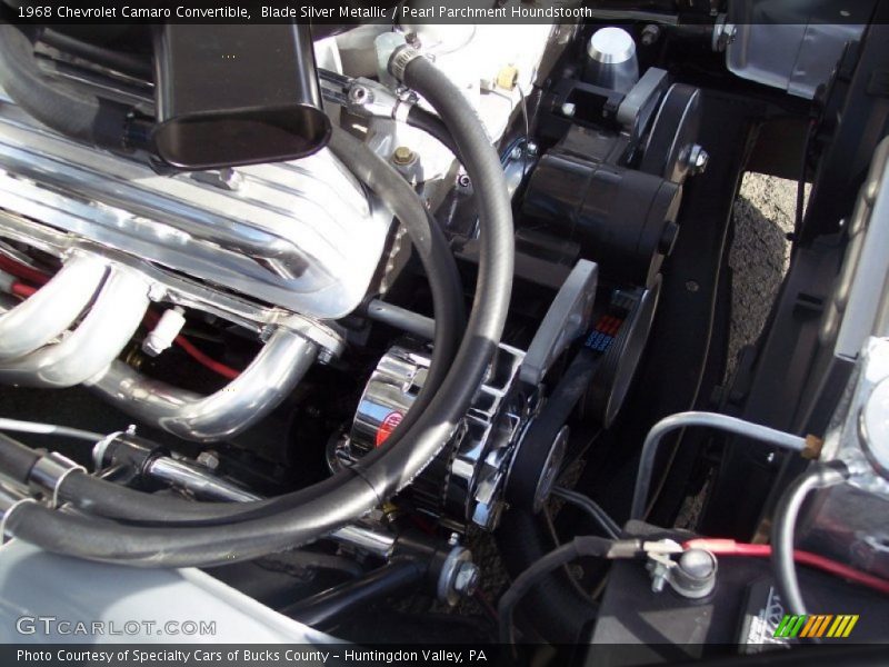 Blade Silver Metallic / Pearl Parchment Houndstooth 1968 Chevrolet Camaro Convertible