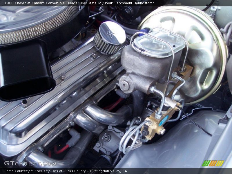Blade Silver Metallic / Pearl Parchment Houndstooth 1968 Chevrolet Camaro Convertible
