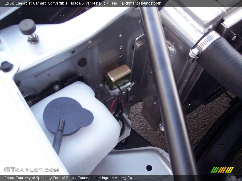 Blade Silver Metallic / Pearl Parchment Houndstooth 1968 Chevrolet Camaro Convertible