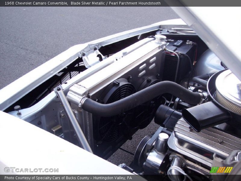 Blade Silver Metallic / Pearl Parchment Houndstooth 1968 Chevrolet Camaro Convertible