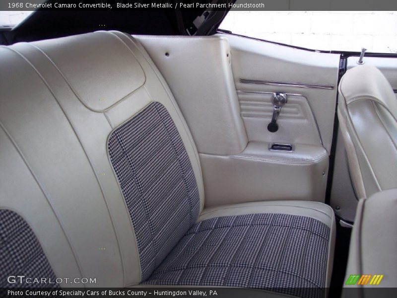 Blade Silver Metallic / Pearl Parchment Houndstooth 1968 Chevrolet Camaro Convertible