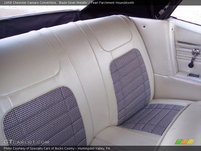 Blade Silver Metallic / Pearl Parchment Houndstooth 1968 Chevrolet Camaro Convertible