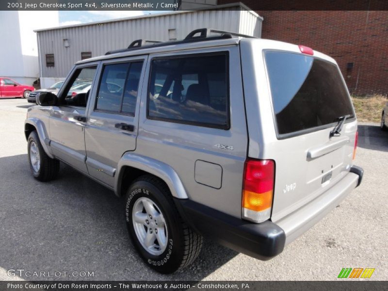 Silverstone Metallic / Camel 2001 Jeep Cherokee Sport 4x4