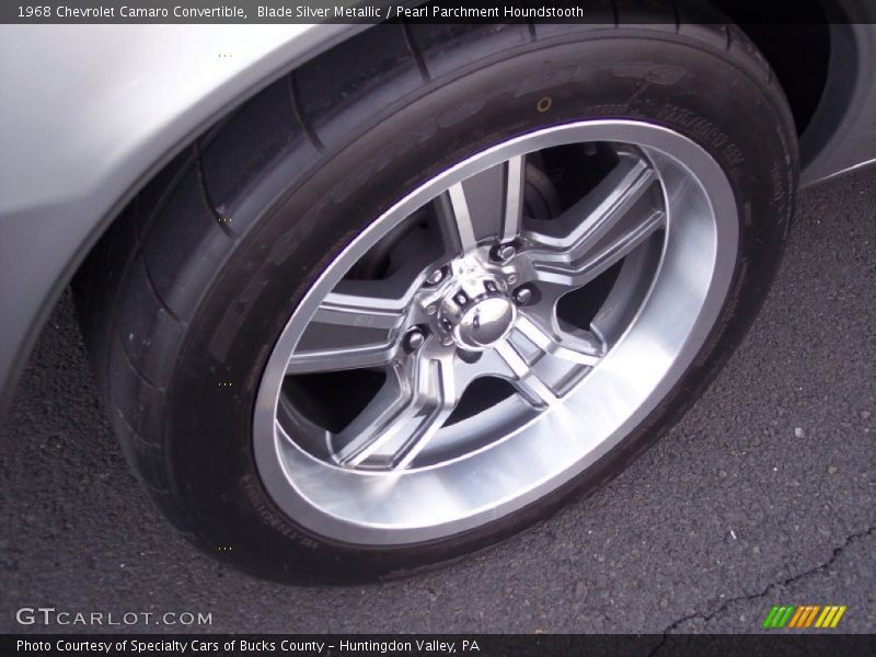 Blade Silver Metallic / Pearl Parchment Houndstooth 1968 Chevrolet Camaro Convertible