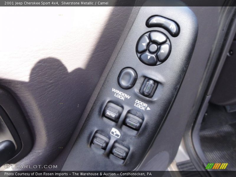 Silverstone Metallic / Camel 2001 Jeep Cherokee Sport 4x4