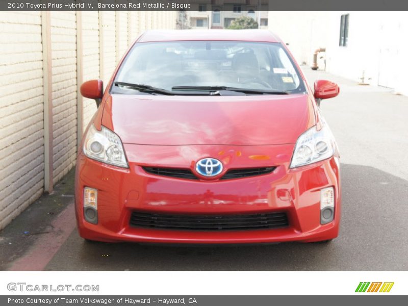 Barcelona Red Metallic / Bisque 2010 Toyota Prius Hybrid IV