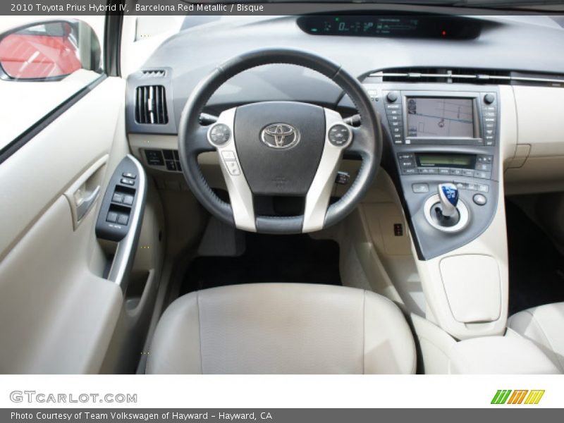 Barcelona Red Metallic / Bisque 2010 Toyota Prius Hybrid IV