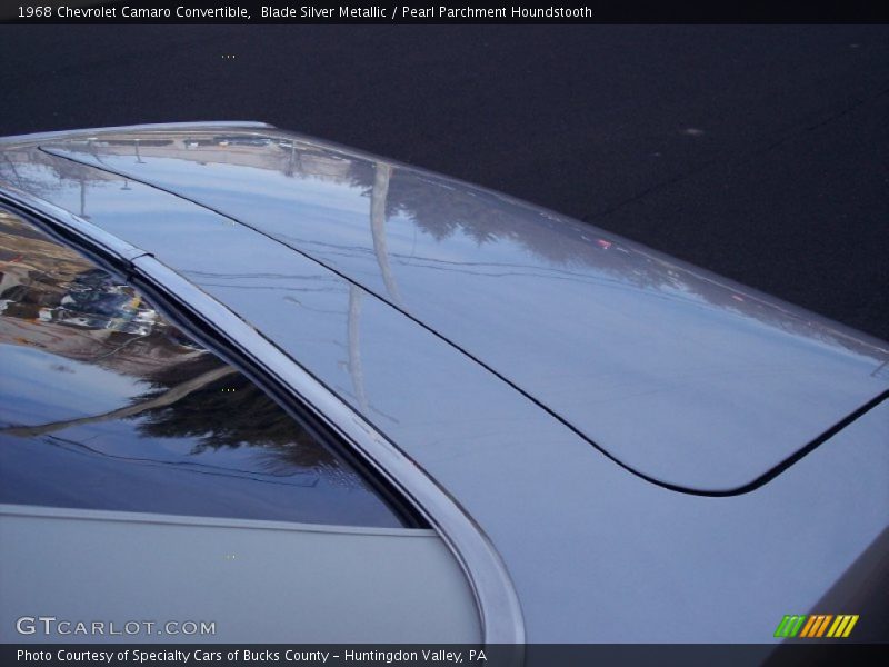 Blade Silver Metallic / Pearl Parchment Houndstooth 1968 Chevrolet Camaro Convertible