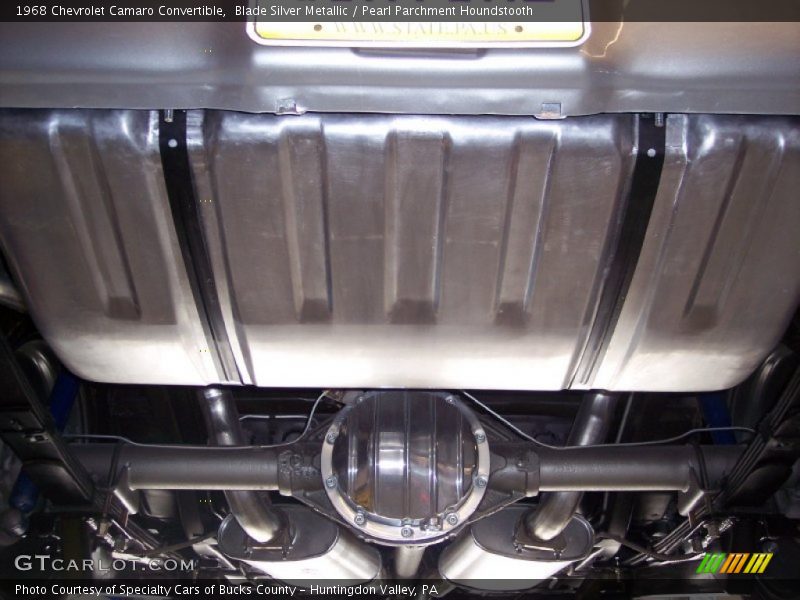 Blade Silver Metallic / Pearl Parchment Houndstooth 1968 Chevrolet Camaro Convertible