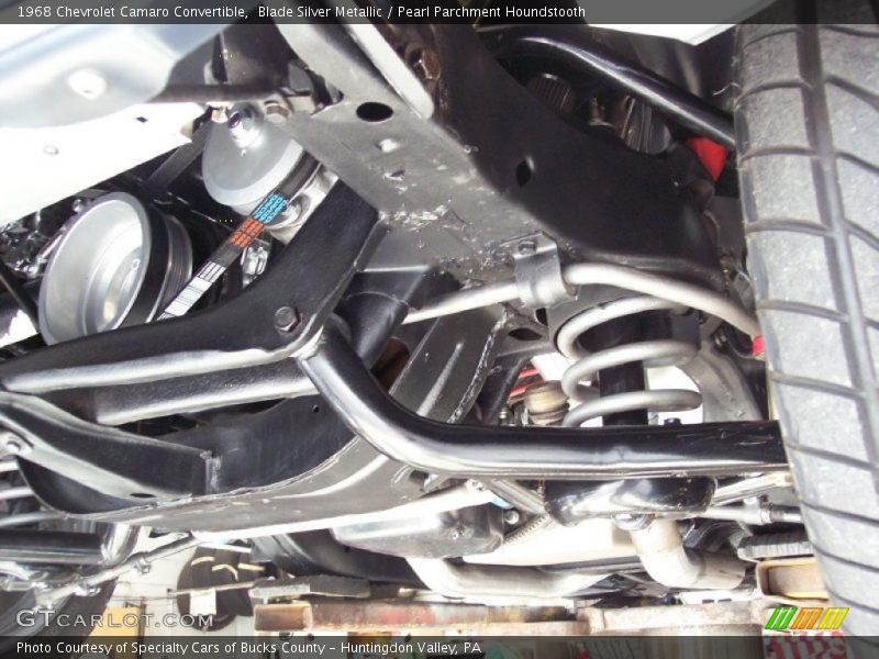 Undercarriage of 1968 Camaro Convertible