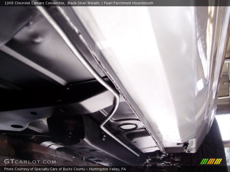 Undercarriage of 1968 Camaro Convertible