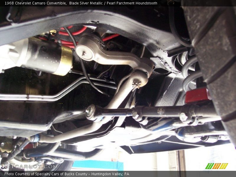 Undercarriage of 1968 Camaro Convertible