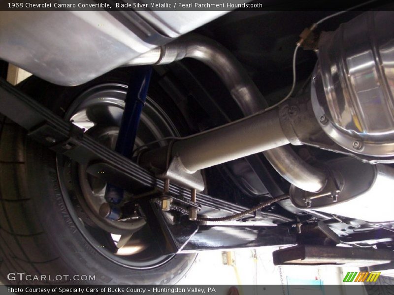 Blade Silver Metallic / Pearl Parchment Houndstooth 1968 Chevrolet Camaro Convertible