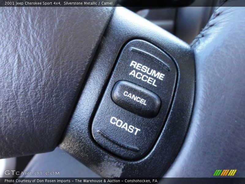 Silverstone Metallic / Camel 2001 Jeep Cherokee Sport 4x4