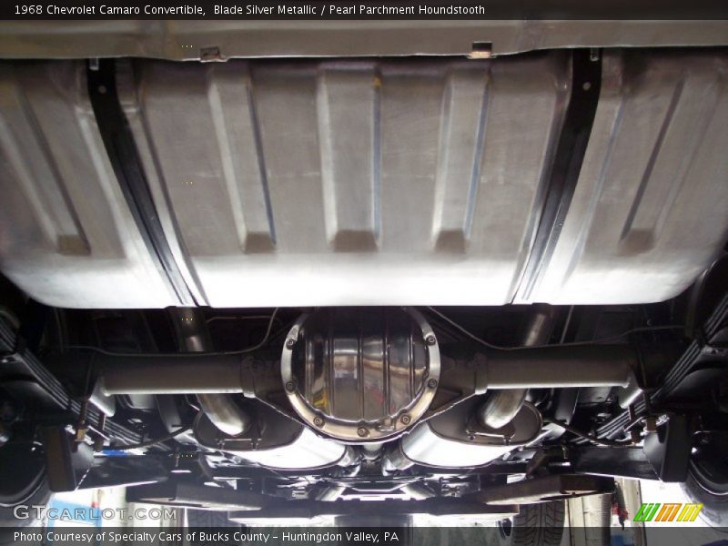 Blade Silver Metallic / Pearl Parchment Houndstooth 1968 Chevrolet Camaro Convertible