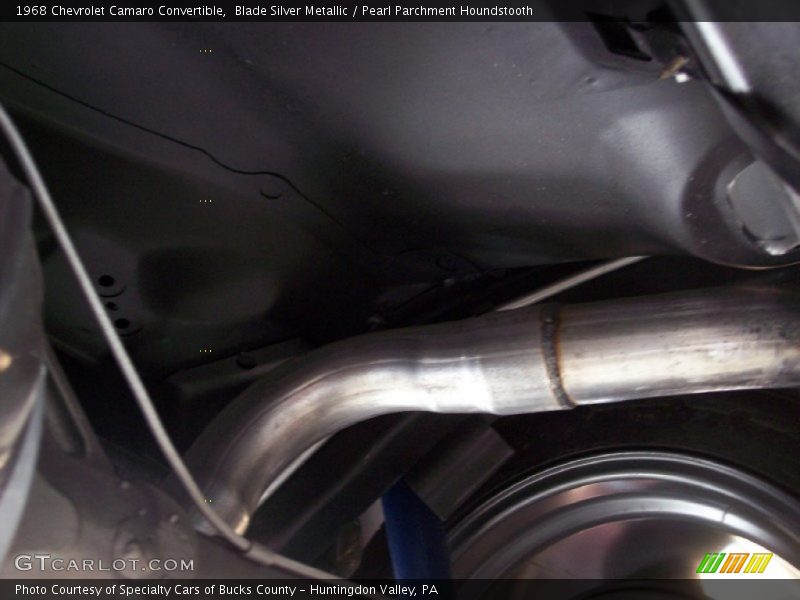 Blade Silver Metallic / Pearl Parchment Houndstooth 1968 Chevrolet Camaro Convertible