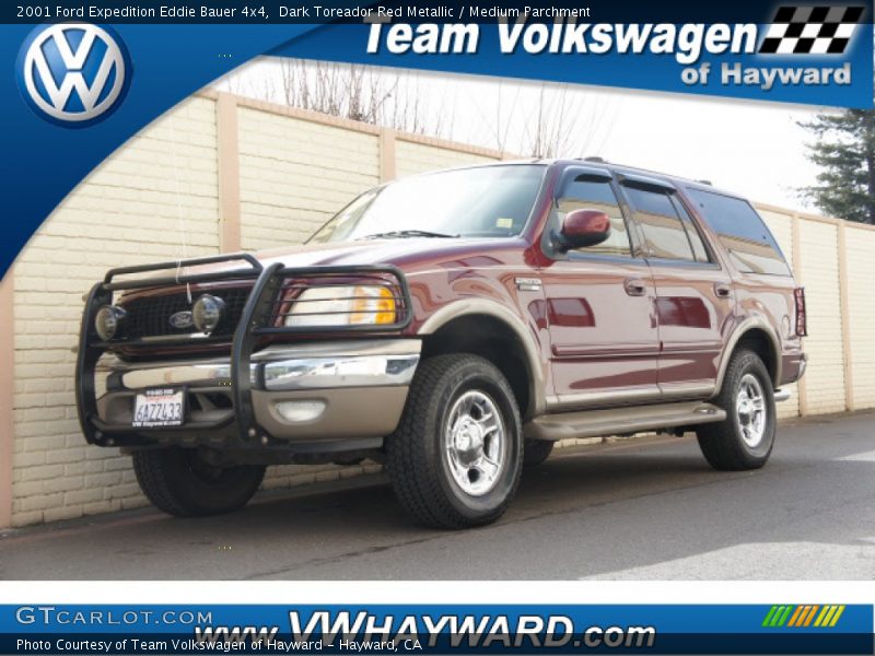 Dark Toreador Red Metallic / Medium Parchment 2001 Ford Expedition Eddie Bauer 4x4