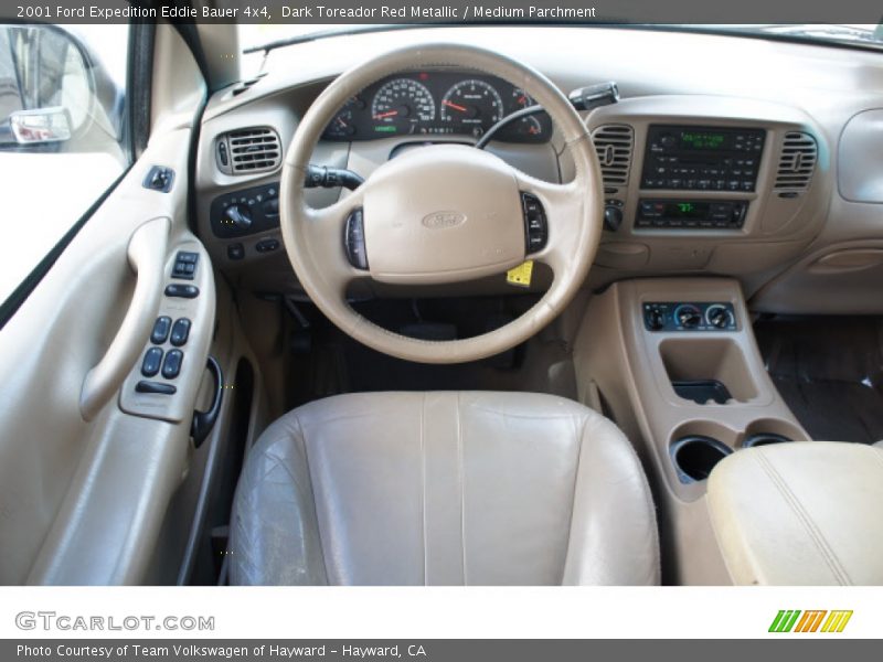 Dark Toreador Red Metallic / Medium Parchment 2001 Ford Expedition Eddie Bauer 4x4