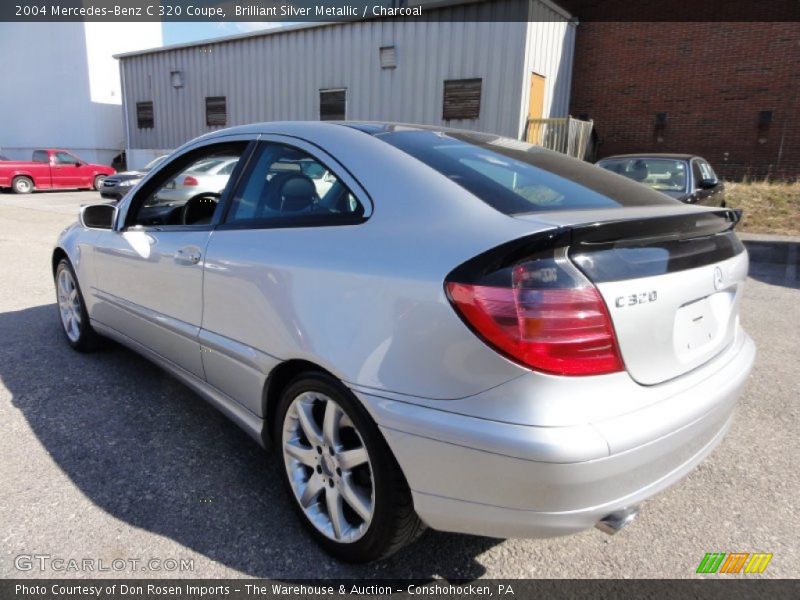 Brilliant Silver Metallic / Charcoal 2004 Mercedes-Benz C 320 Coupe