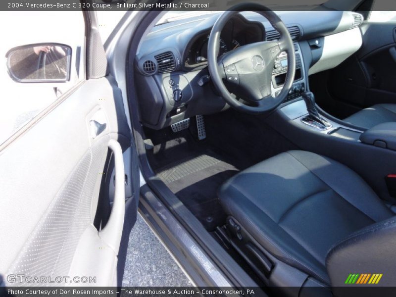 Brilliant Silver Metallic / Charcoal 2004 Mercedes-Benz C 320 Coupe