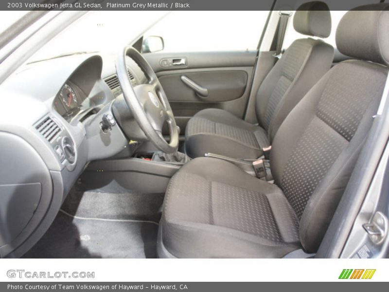 Platinum Grey Metallic / Black 2003 Volkswagen Jetta GL Sedan