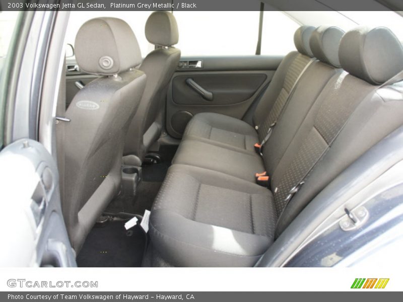 Platinum Grey Metallic / Black 2003 Volkswagen Jetta GL Sedan