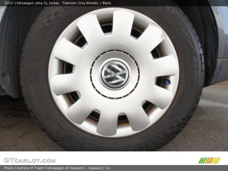 Platinum Grey Metallic / Black 2003 Volkswagen Jetta GL Sedan
