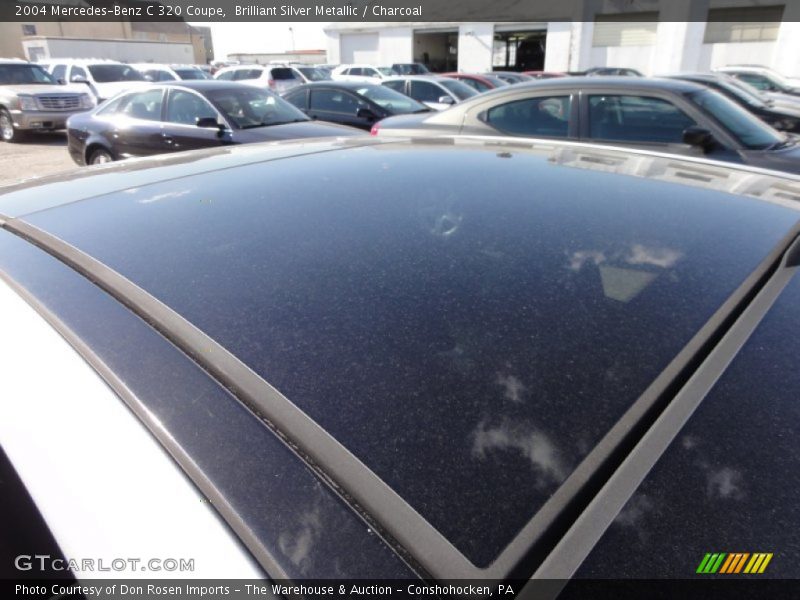 Brilliant Silver Metallic / Charcoal 2004 Mercedes-Benz C 320 Coupe