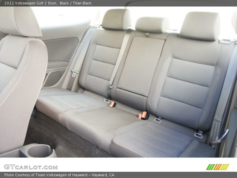 Black / Titan Black 2011 Volkswagen Golf 2 Door